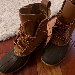 L.L. Bean Duck Boots Brown